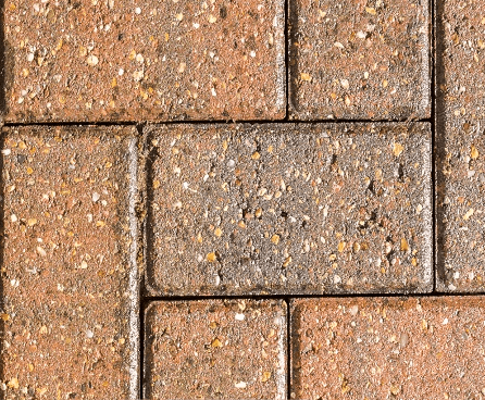 After bricks have been cleaned with pressure washing